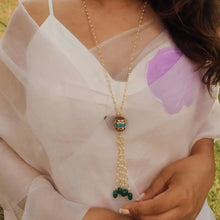 Load image into Gallery viewer, Jadau Dumroo Necklace
