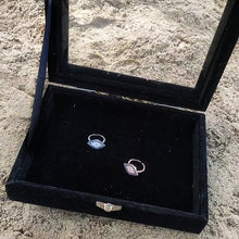 Load image into Gallery viewer, Allium Evil Eye Ring (Rose Gold/Silver)

