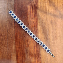 Load image into Gallery viewer, Gladioli Sapphire Tennis Bracelet
