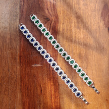 Load image into Gallery viewer, Gladioli Emerald Tennis Bracelet
