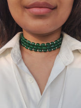 Load image into Gallery viewer, Trieste Necklace ( Red/ Green color options)

